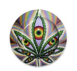 Cenicero Metal Basic Leaf 13.5 cm