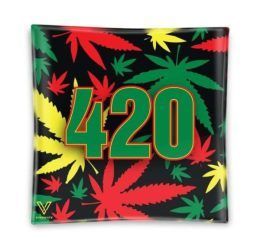 Cenicero Cristal Cuadrado 420 Rasta 11x11 cm