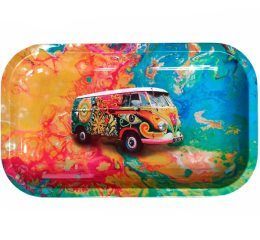 Bandeja Metal 27x16 cm. Volkswagen Hippie