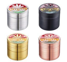 Grinder Polinizador Metal Leaf Rasta 40 mm Mix Color
