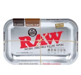 Bandeja Metal 27x17 cm. Raw Silver
