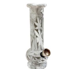 Bong Cristal White Leaf 15 cm